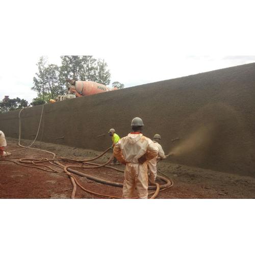 Muros em concreto projetado — Concreto Projetado