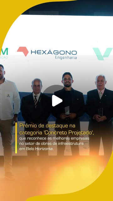 Prêmio em Concreto Projetado em Belo Horizonte/MG. Concreto projetado.